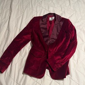 Altuzarra for target gorgeous red velvet blazer